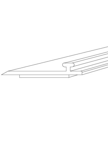 Front rail; with magnet; 1248 mm