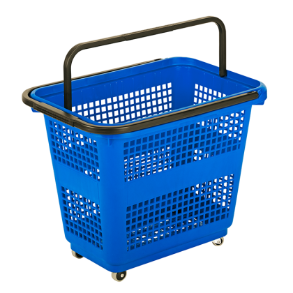 Shopping basket on wheels, 54L