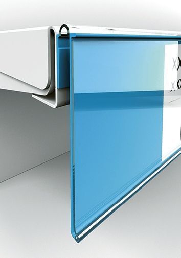 Datastrip 39mm*1000, with opening, transparent