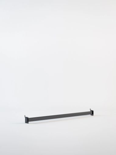 Reinforced Metal Rail 25 × 50 mm with Mounting Brackets