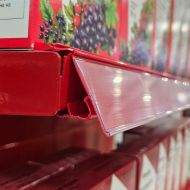 Datastrip for metal shop equipment 39mm*740mm, white